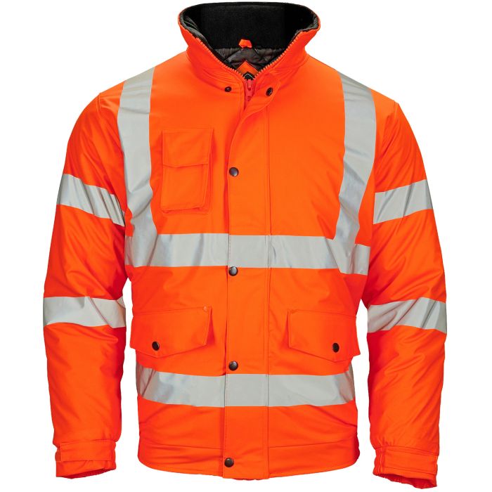 Supertouch Hi Vis Orange Breathable 2 in 1 Bomber Jacket H27