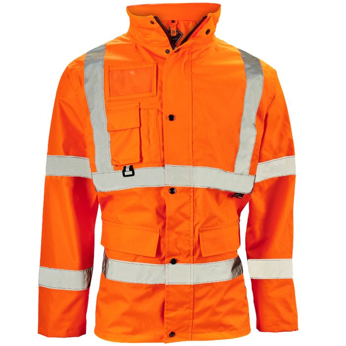 Supertouch Hi Vis Orange Breathable Jacket H21