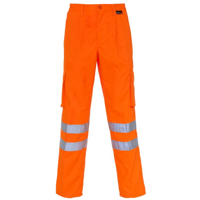 Supertouch Hi Vis Orange Combat Trousers H63