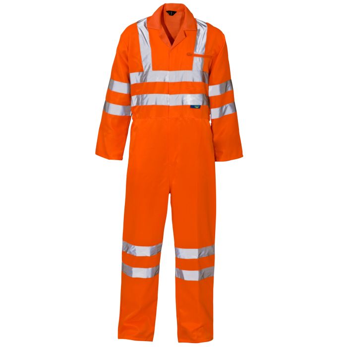 Supertouch Hi Vis Orange Coverall H50