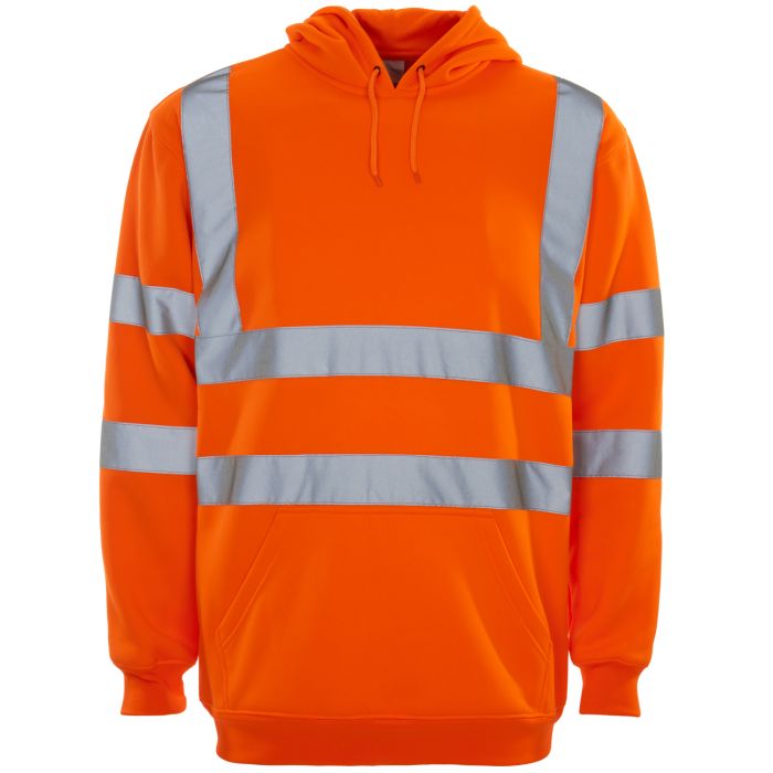 Supertouch Hi Vis Orange Hooded Sweatshirt H69 *Bundle Deal Garment See Bundle Page For Savings