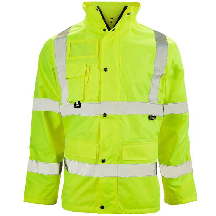 Supertouch Hi Vis Yellow Breathable Jacket H20