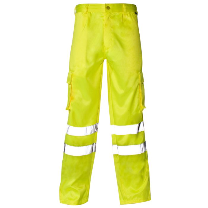 Supertouch Hi Vis Yellow Combat Trousers H62