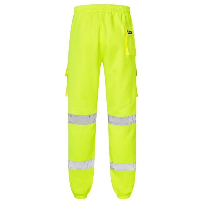 Supertouch Hi Vis Yellow Jogging Bottoms H70