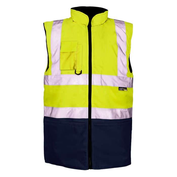 YellowNavy 2 Tone Bodywarmer H109 *Bundle Deal Garment See Bundle Page For Savings