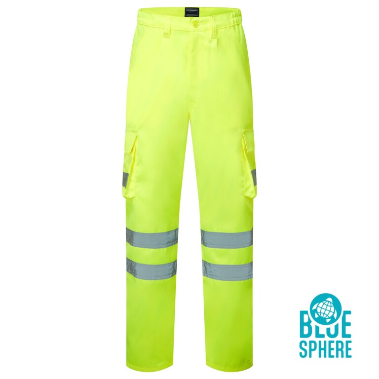 Eco Hi Vis Yellow Combat Trouser EHV11