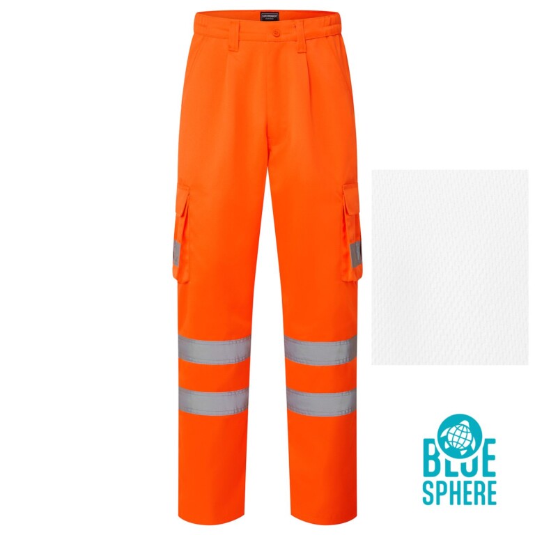 Eco Hi Vis Orange Combat Trouser EHV12