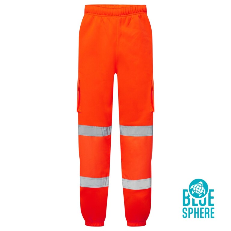Eco Hi Vis Orange Joggers EHV08