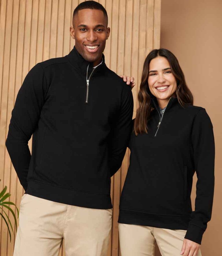 Henbury Unisex Sustainable 1/4 Zip Sweatshirt H842  Unisex