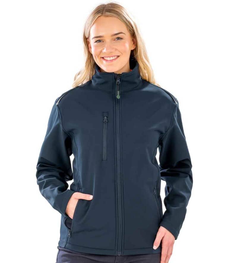 Result Genuine Recycled Ladies Three Layer Printable Soft Shell Jacket RS900F
