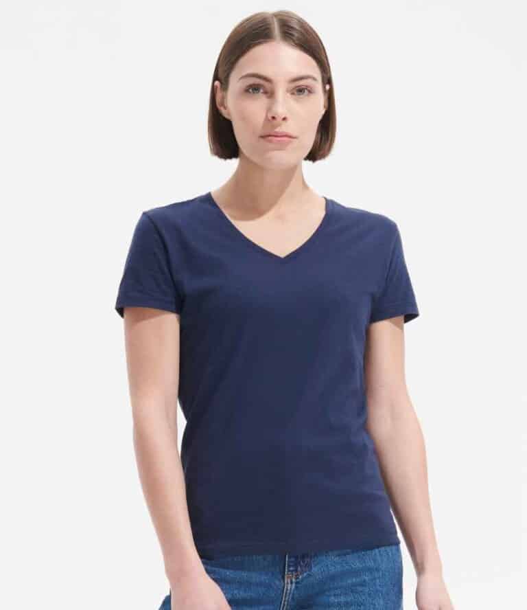 SOL’S Ladies Imperial V Neck T-Shirt 02941 190gsm  Ladies