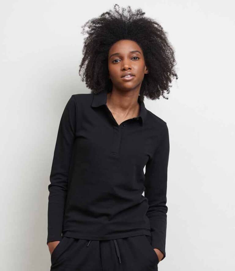 NEOBLU Owen Long Sleeve Piqué Polo Shirt 04397 220gsm Ladies