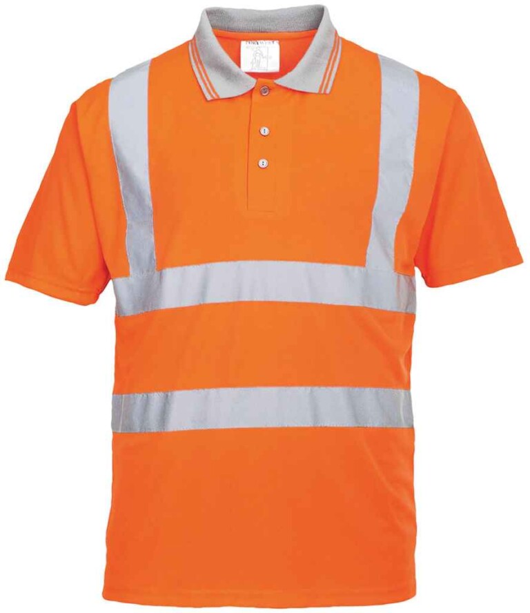 Portwest Hi-Vis Polo Shirt PW061 Orange
