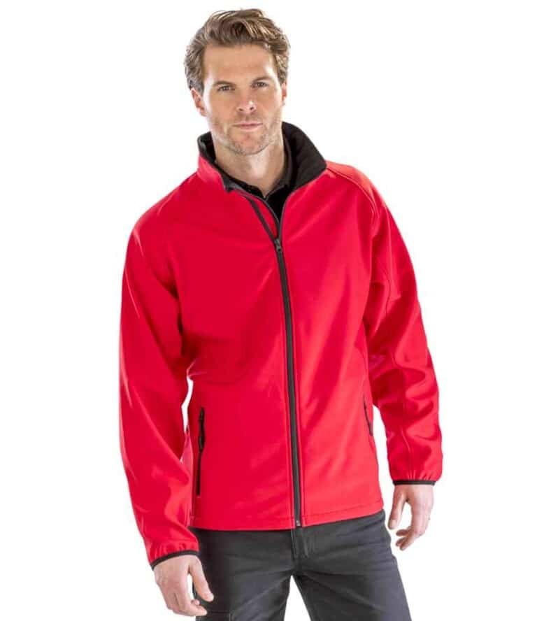 Result Core Printable Soft Shell Jacket Two layer RS231M  Mens
