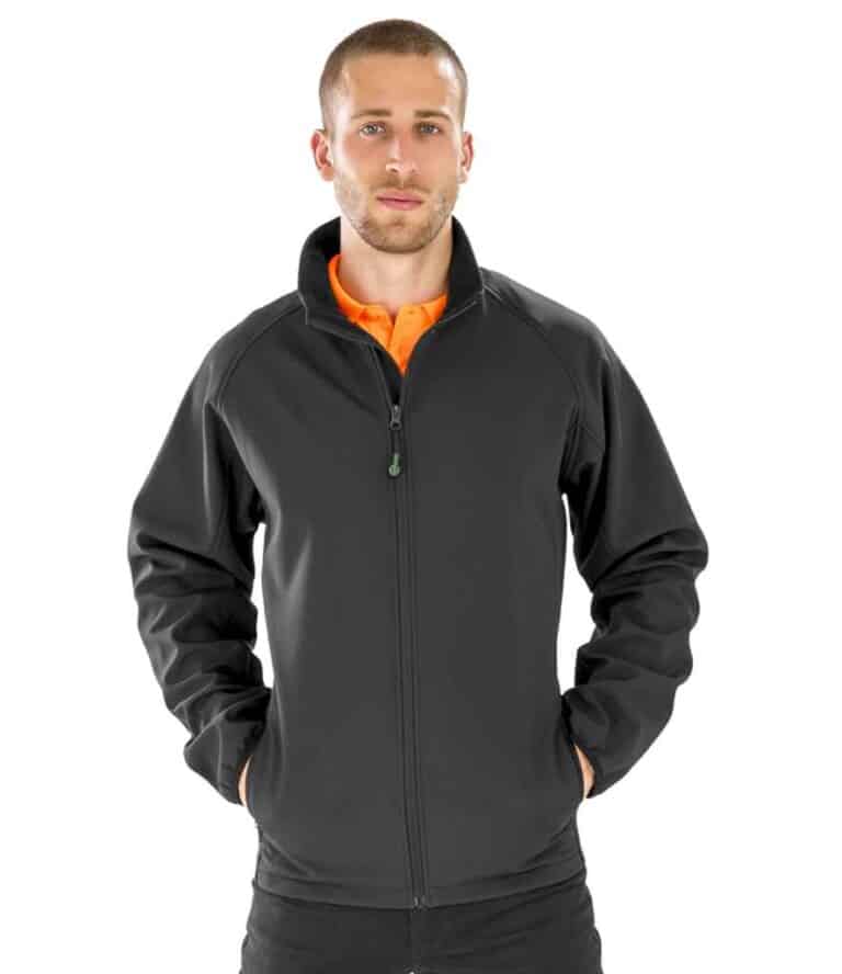 Result Genuine Recycled Printable Soft Shell Jackek Two layer RS901 Mens