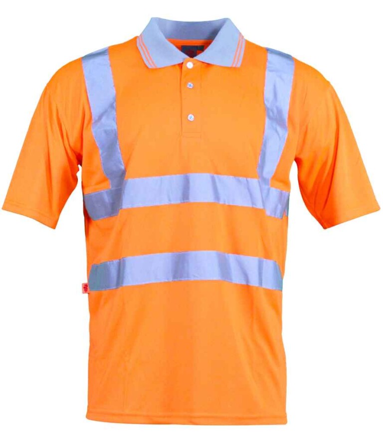 Warrior Hi-Vis Polo Shirt WR002 Orange