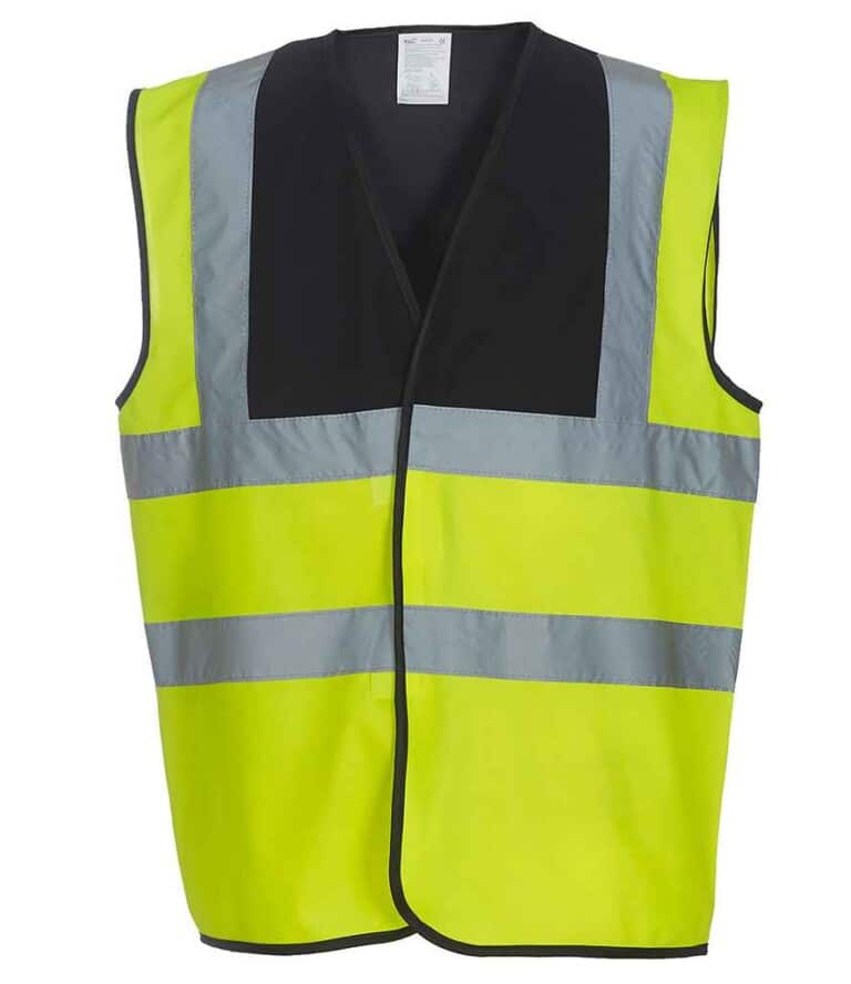 Yoko Hi-Vis Two Band and Braces Waistcoat YK102