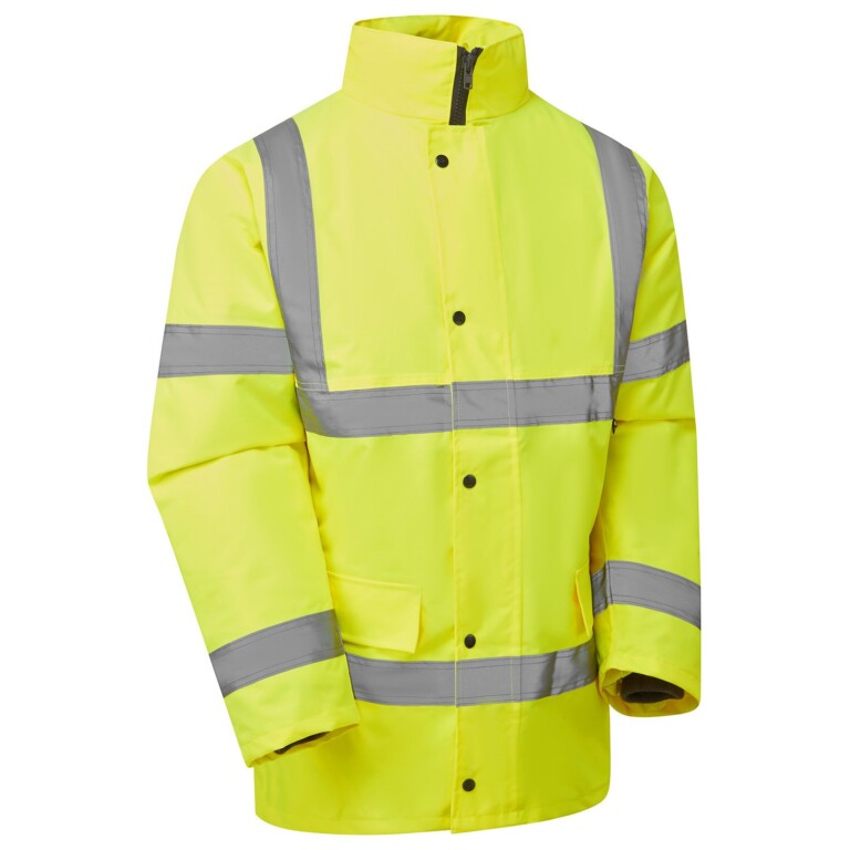 Supertouch Hi Vis Yellow Fleece Lined Parka H534 *Bundle Deal Garment See Bundle Page For Savings