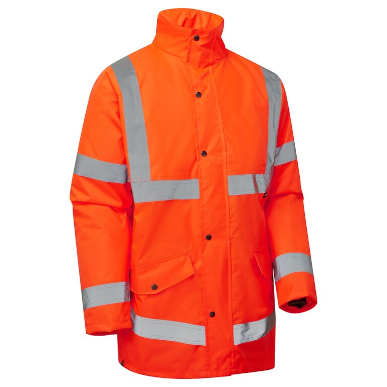 Eco Hi Vis Winter Padded Orange Parka EHV06