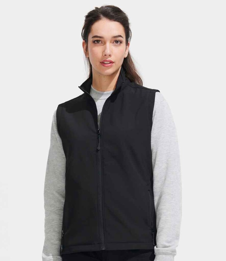 SOL’S Race Soft Shell Bodywarmer Two Layer Soft Stretch 02888 Ladies