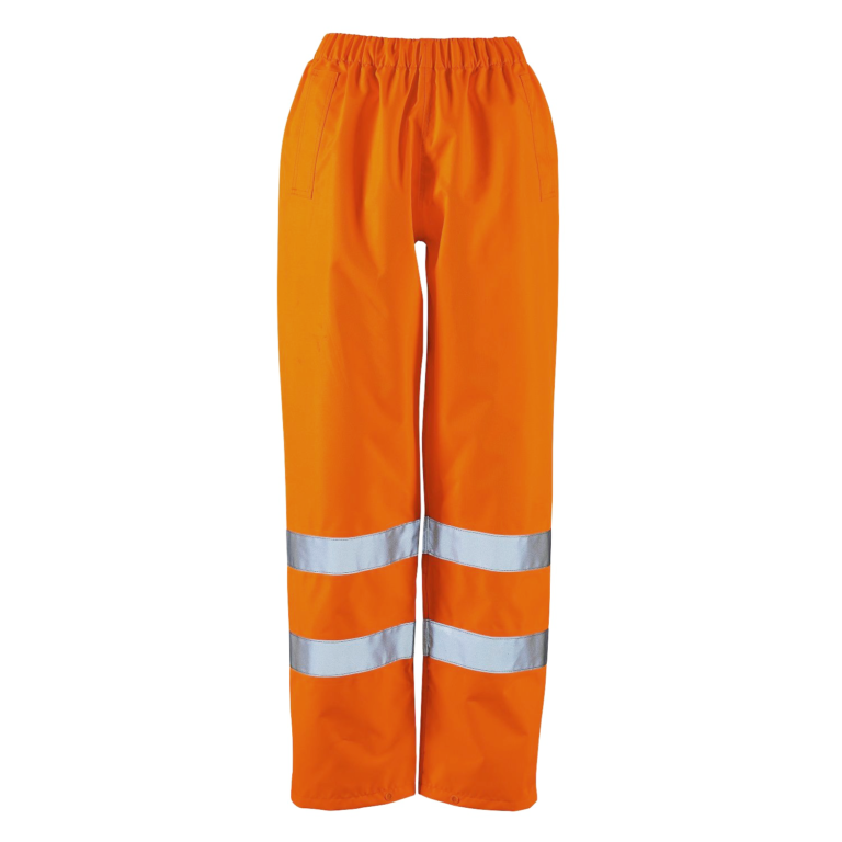 Ladies Hi Vis Orange Dua Over-Trouser HV313
