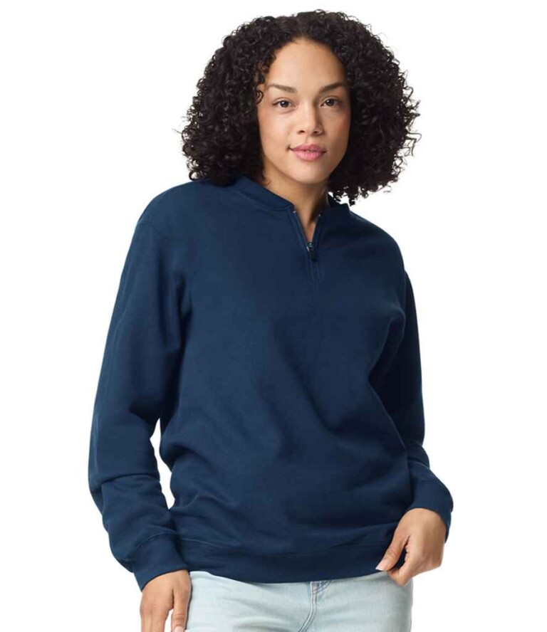 Gildan SoftStyle® Midweight Fleece 1/4 Zip Sweatshirt GD612 Unisex