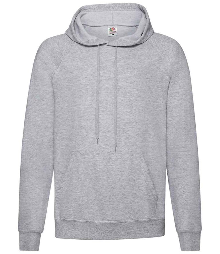 Fruit of the Loom Lightweight Hooded Sweatshirt SS121 240gsm Mens