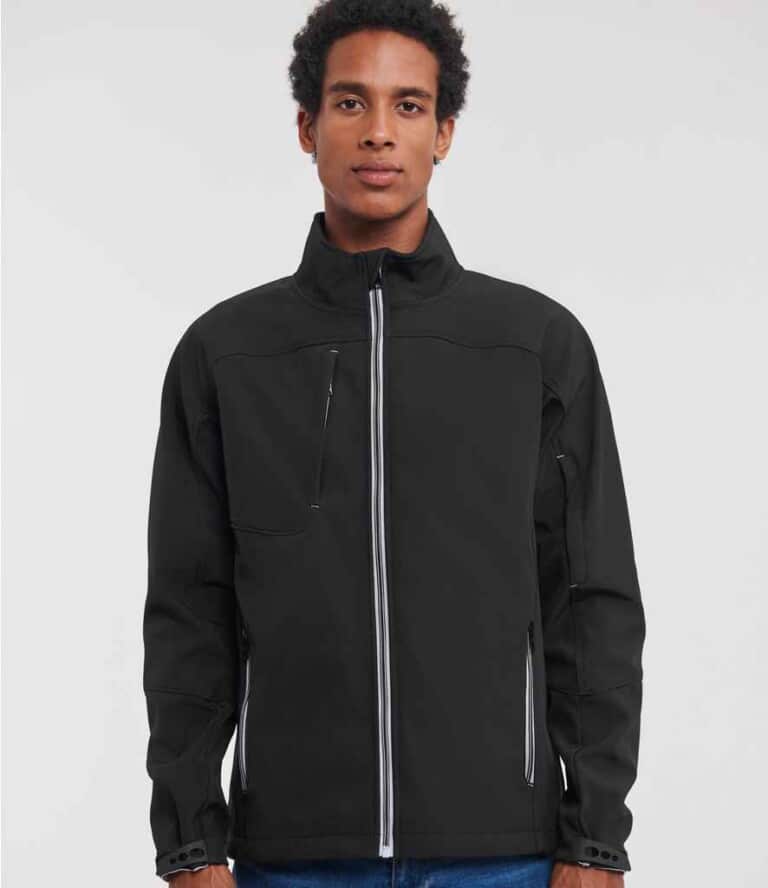 Russell Bionic Soft Shell Jacket Three Layer 410M Mens