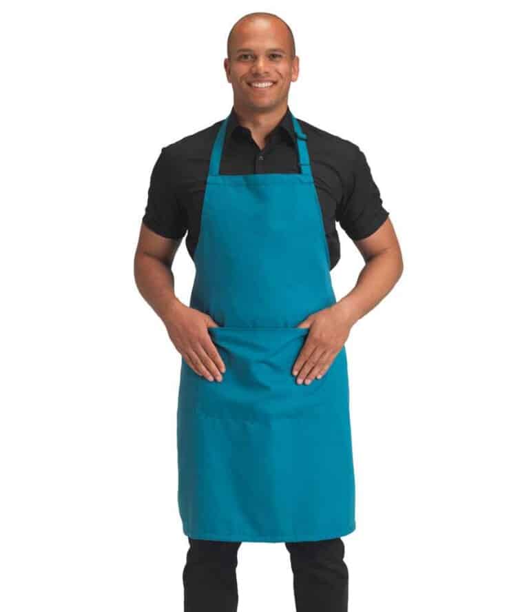 Dennys Polyester Bib Apron With Pocket DE101