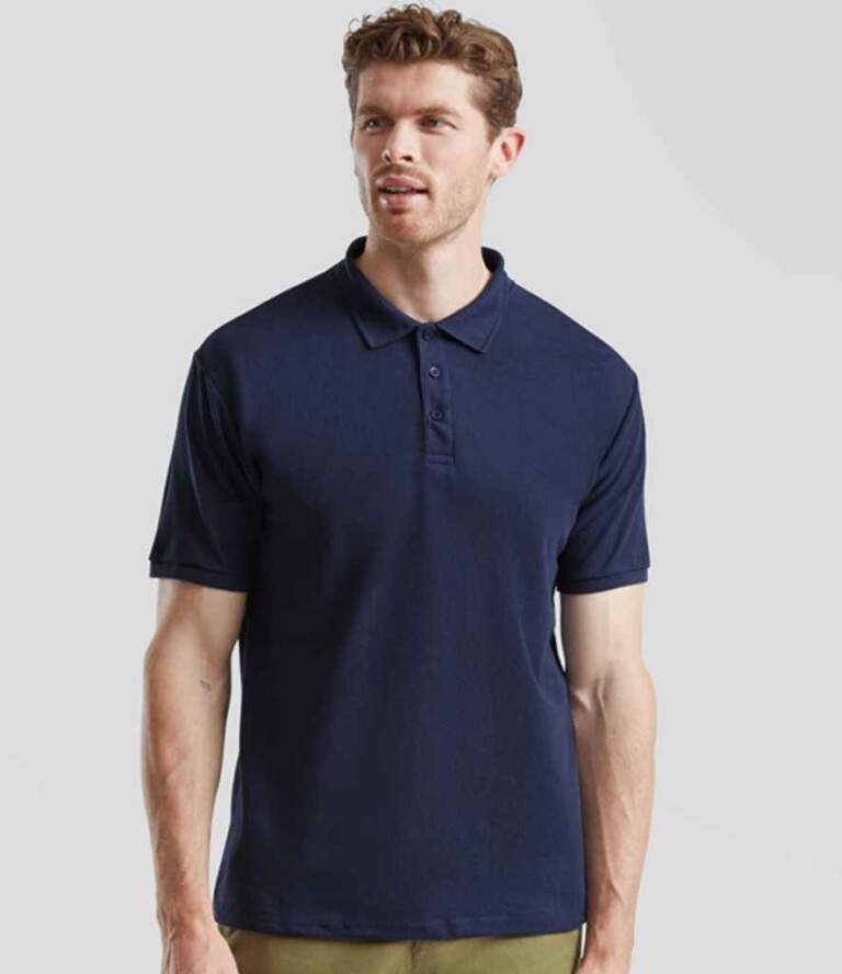 Fruit of the Loom Heavy Poly/Cotton Piqué Polo Shirt SS27 230gsm Mens