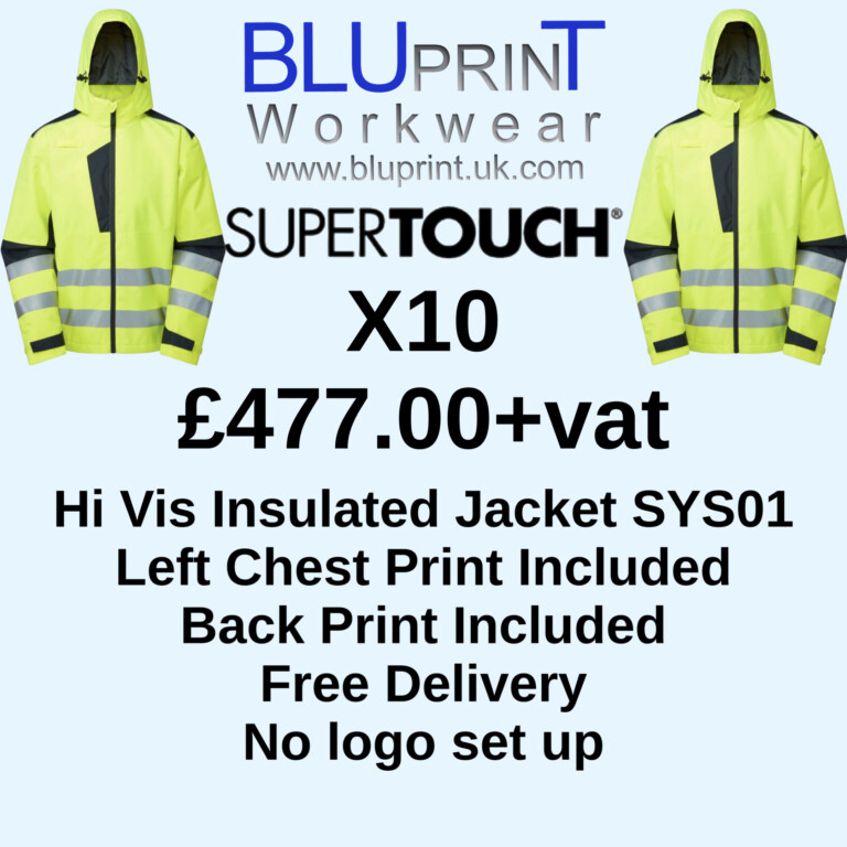Bundle E14 X10 Hi Vis System Eco Insulated Jacket Yellow SYS01