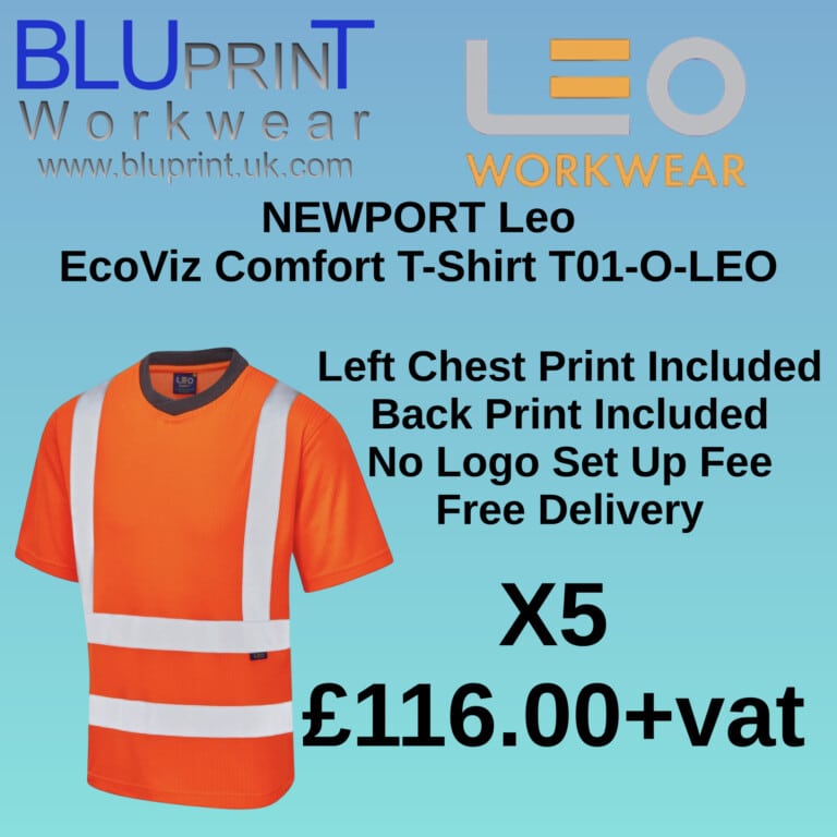 Bundle K19 X5 NEWPORT Leo EcoViz Comfort T-Shirt T01-O-LEO