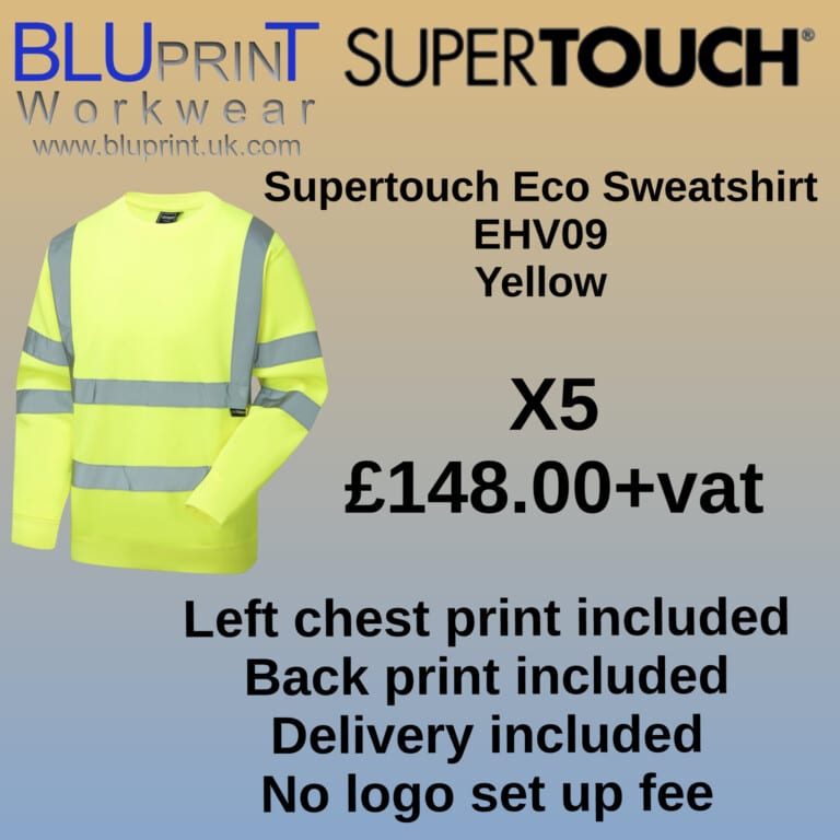Bundle G11 X5 Supertouch Sweatshirt Yellow EHV09