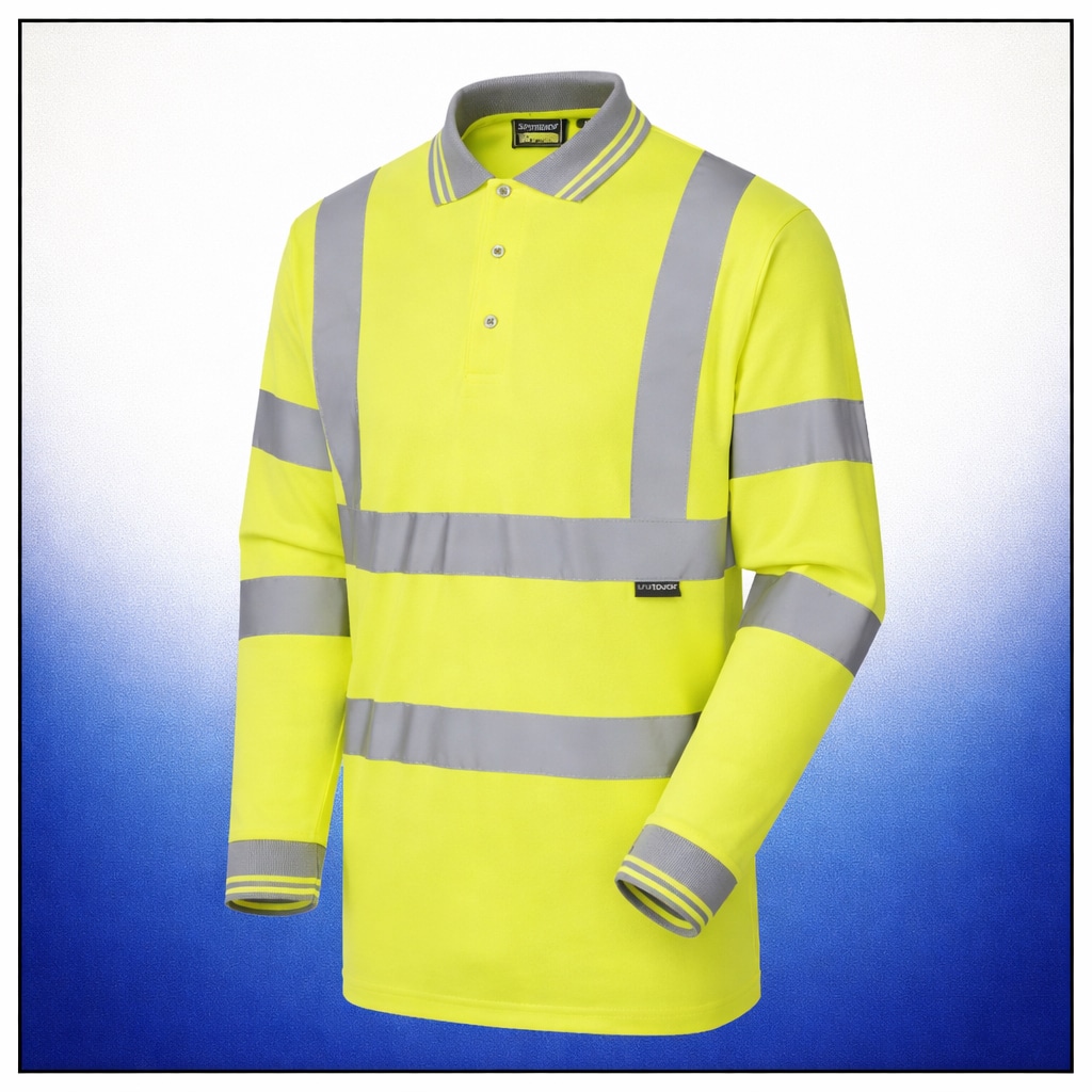 Hi Vis Polos Long Sleeved