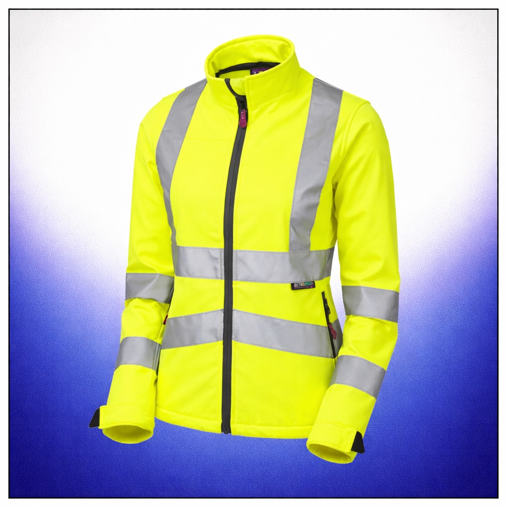 Ladies Hi Vis Softshell