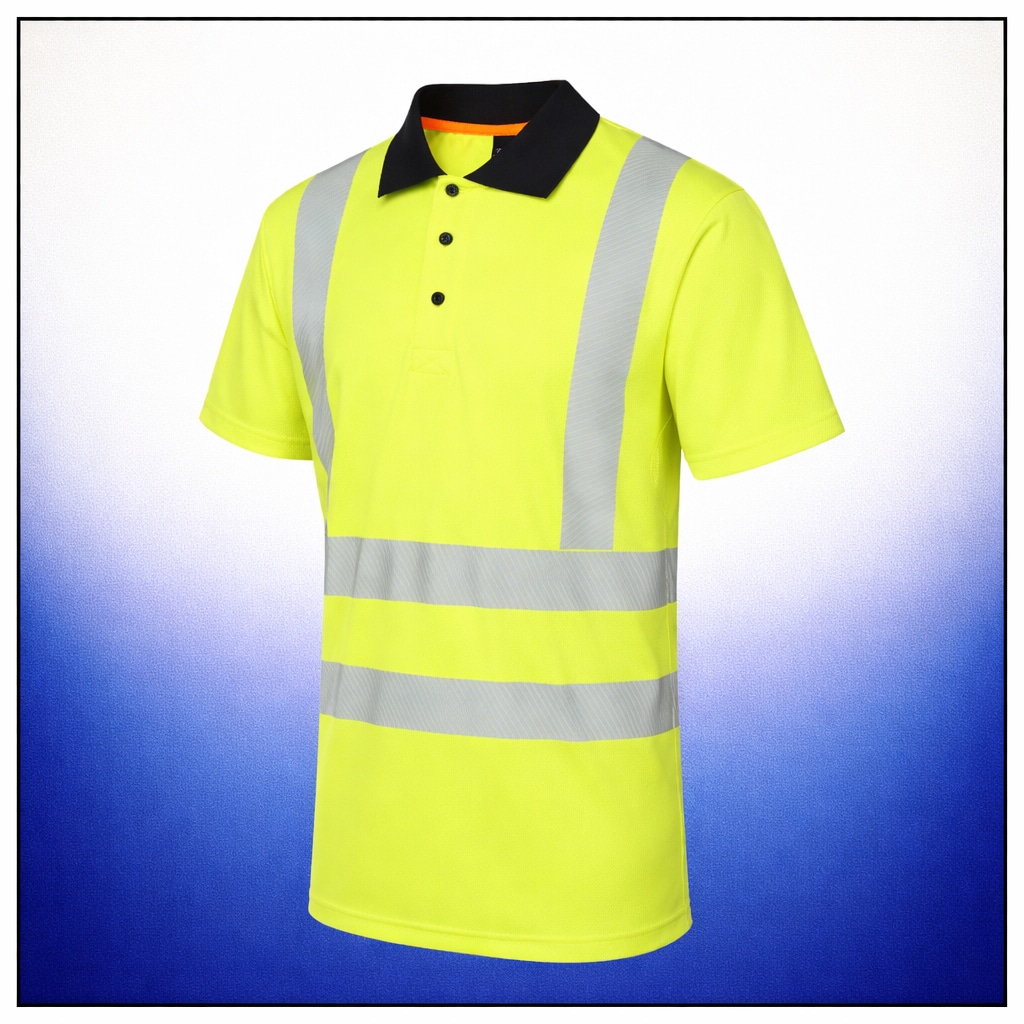 Hi Vis Polos Short Sleeved
