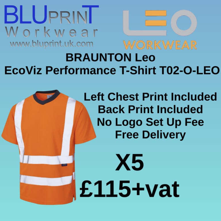 Bundle K23 X5 BRAUNTON Leo EcoViz Performance T-Shirt T02-O-LEO