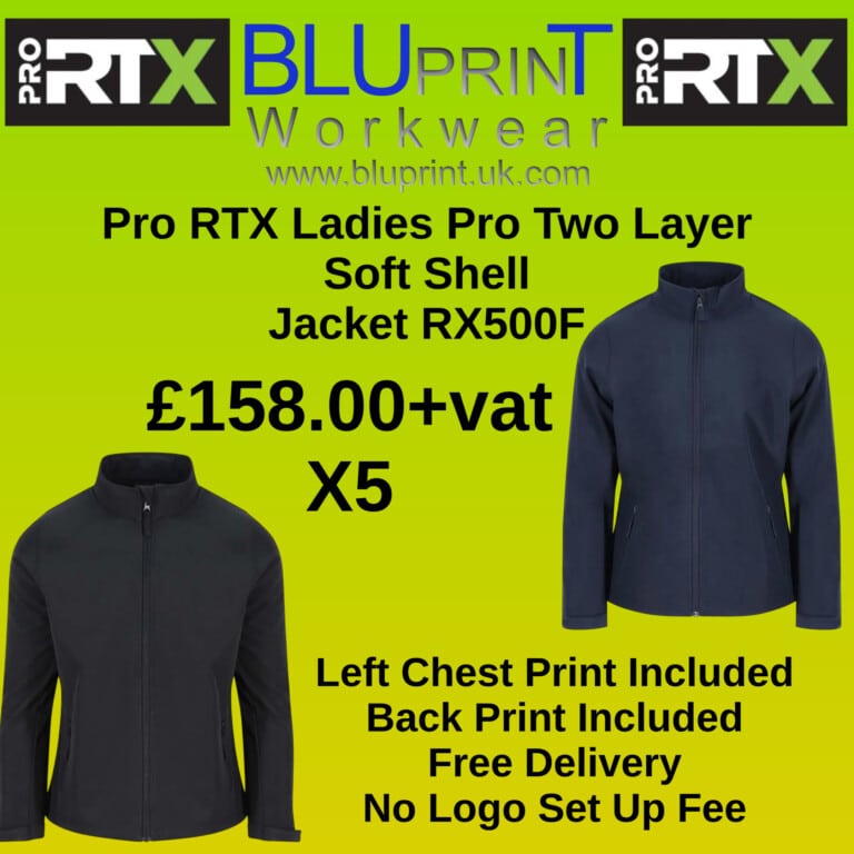 Bundle 8A X5 Pro RTX Ladies Pro Two Layer Soft Shell Jacket RX500F Both Colours