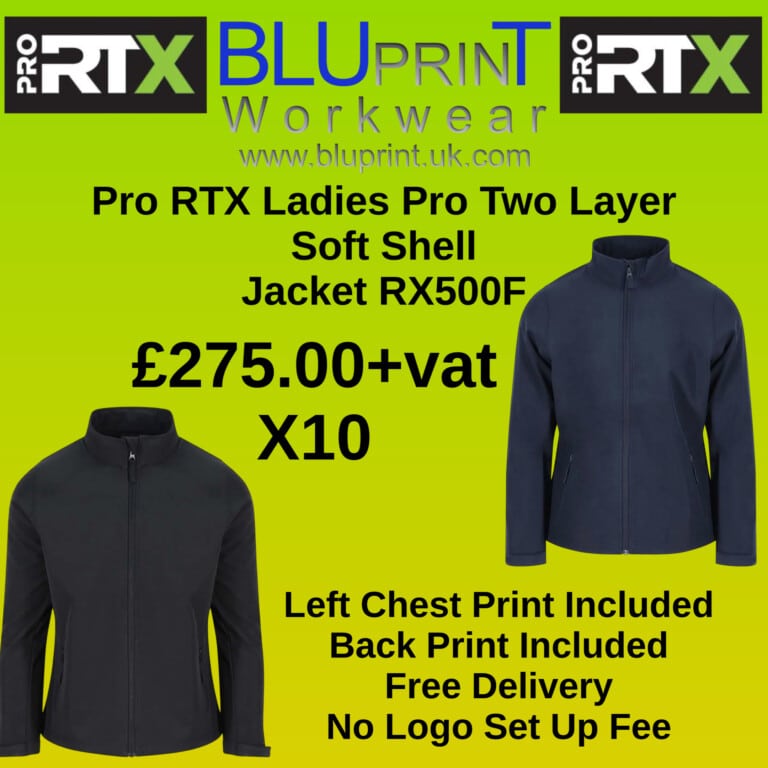 Bundle 8B X10 Pro RTX Ladies Pro Two Layer Soft Shell Jacket RX500F Both Colours