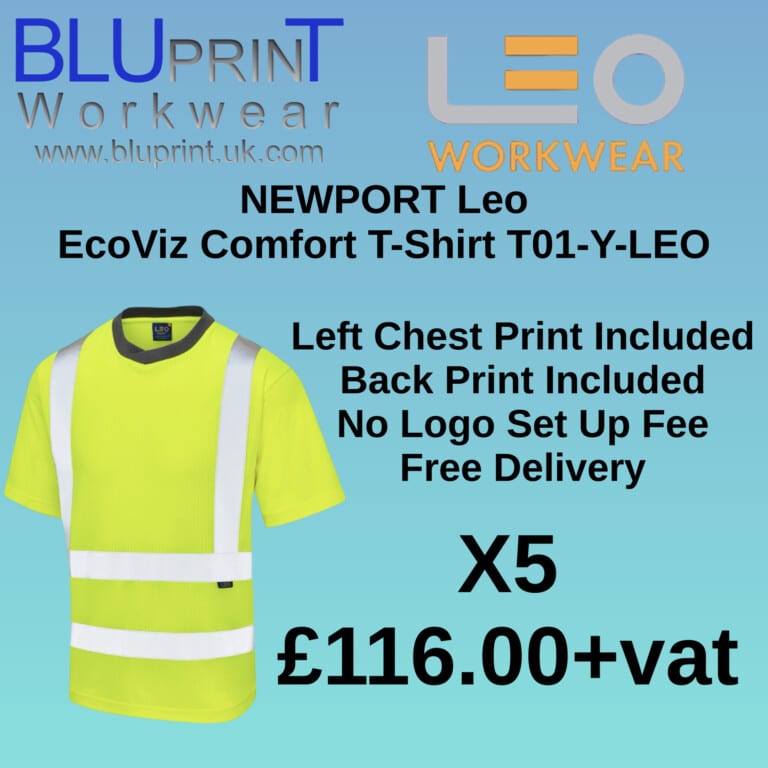 Bundle K17 X5 NEWPORT Leo EcoViz Comfort T-Shirt T01-Y-LEO