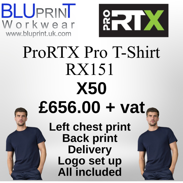 Bundle 2D X50 Pro RTX Pro T-Shirt RX151 180gsm Mens All Colours