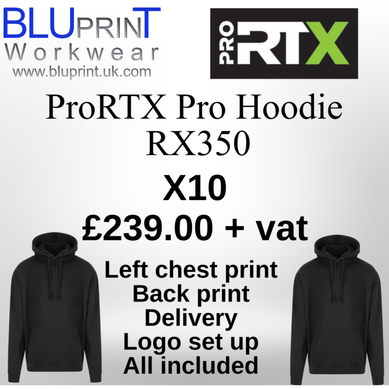 Bundle 3A X10 Pro RTX Pro Hoodie RX350 300gsm Mens All Colours