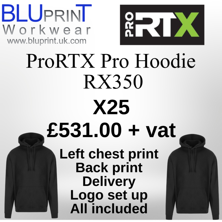 Bundle 3B X25 Pro RTX Pro Hoodie RX350 300gsm Mens  All Colours