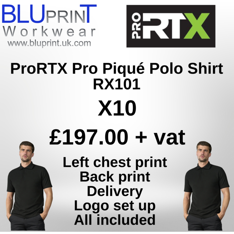 Bundle 5A X10 Pro RTX Pro Pique‚ Polo Shirt RX101 220gsm Mens