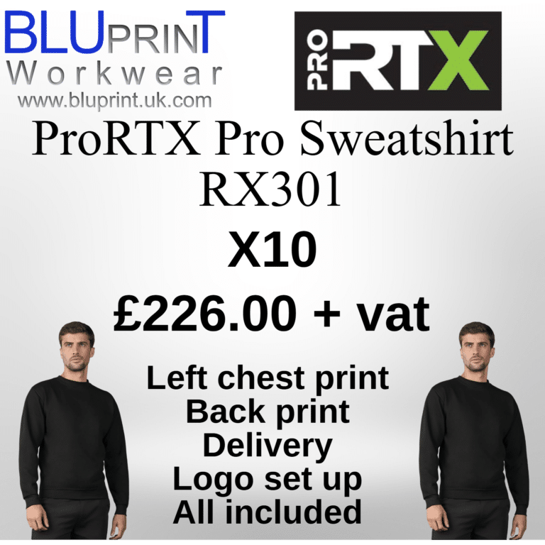 Bundle 1A X10 Pro RTX Pro Sweatshirt RX301 300gsm Mens All Colours