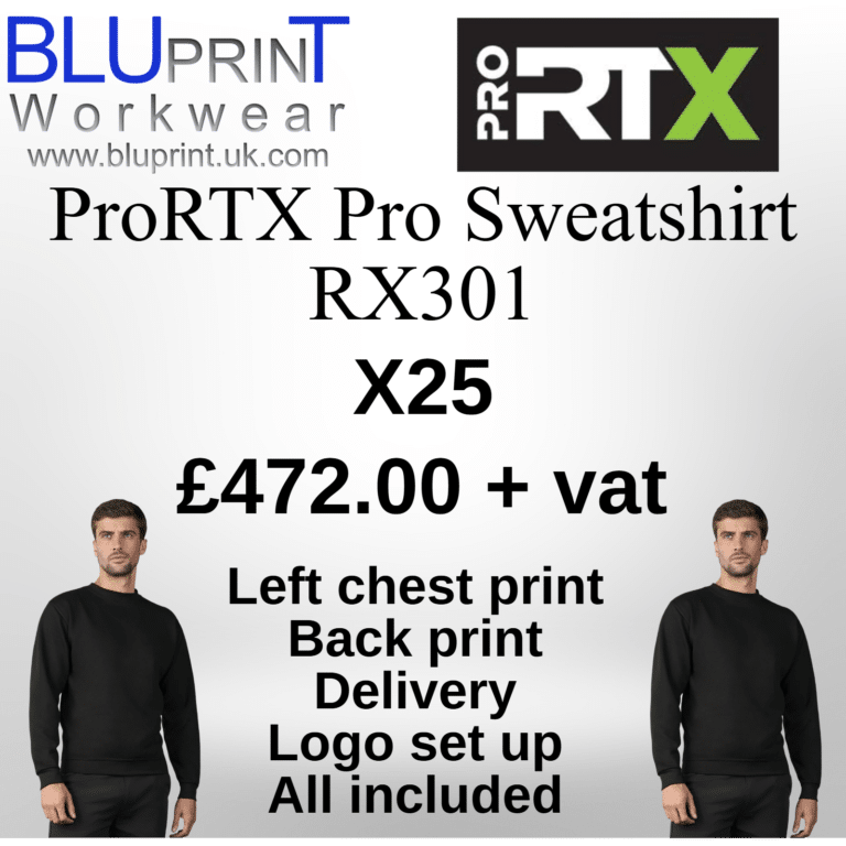 Bundle 1B X25 Pro RTX Pro Sweatshirt RX301 300gsm Mens All Colours