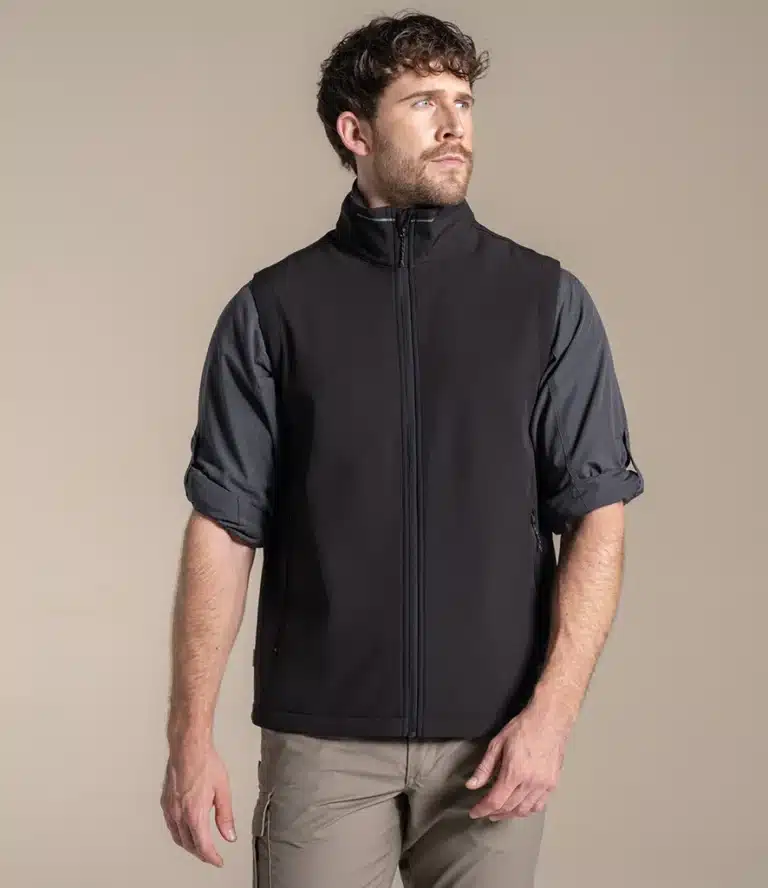 Craghoppers Expert Basecamp ll Soft Shell Bodywarmer Two layer soft shell.CR342 Mens