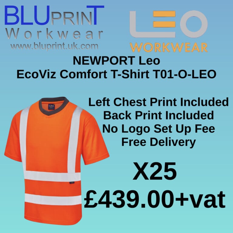 Bundle K20 X25 NEWPORT Leo EcoViz Comfort T-Shirt T01-O-LEO