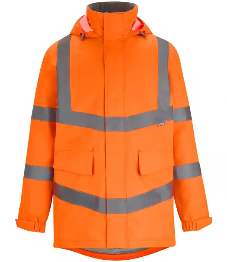 Regatta High Visibility Pro Contract Dover Parka Orange RG559