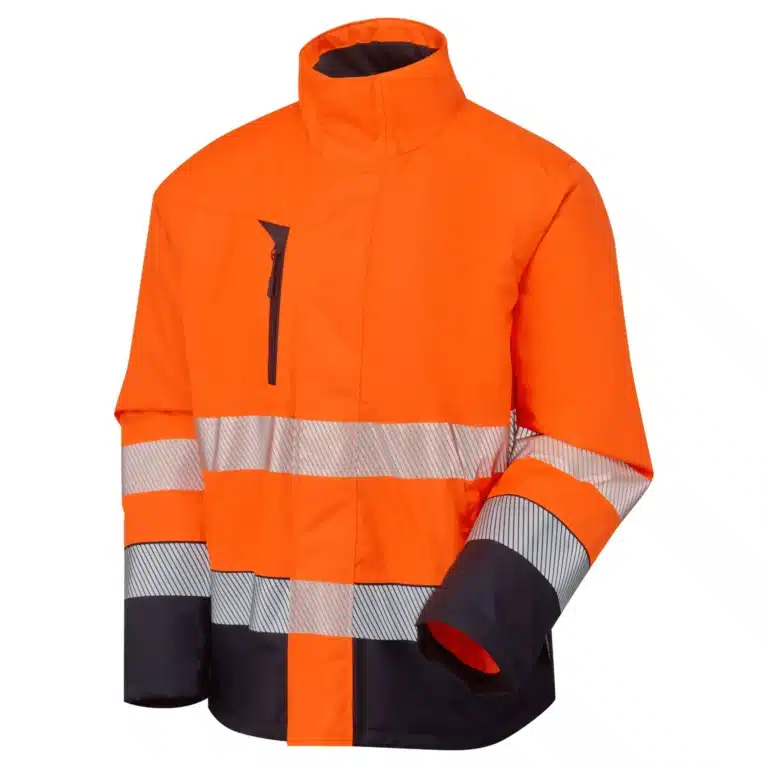 Essentials Hi-Vis Eco Orange/Navy Thermal Jacket ESS100ON